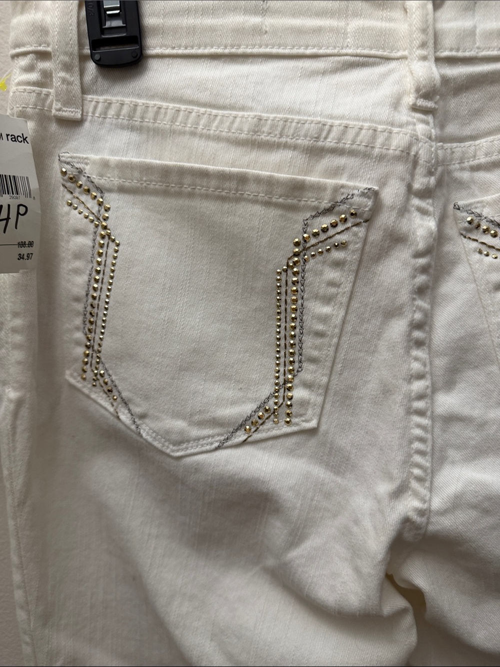 NYDJ Cream Straight-Leg Jeans - Picture 7 of 13